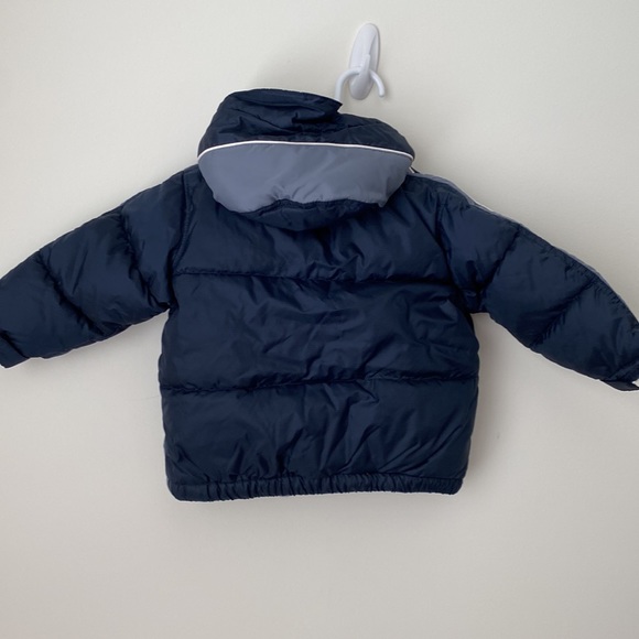 Old Navy Toddler Winter Jacket Navy with Gray details - Picture 2 of 4